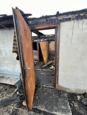 В селе Донском Тамбовского округа пожар оставил семью без дома