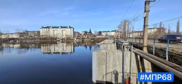 В Моршанске завершили основные работы по капремонту плотины