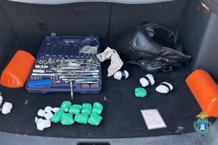 Тамбовские полицейские нашли наркотики в шашках машины такси