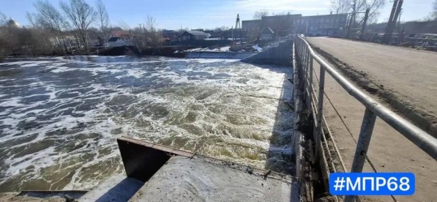 Капремонт моршанской плотины близок к завершению