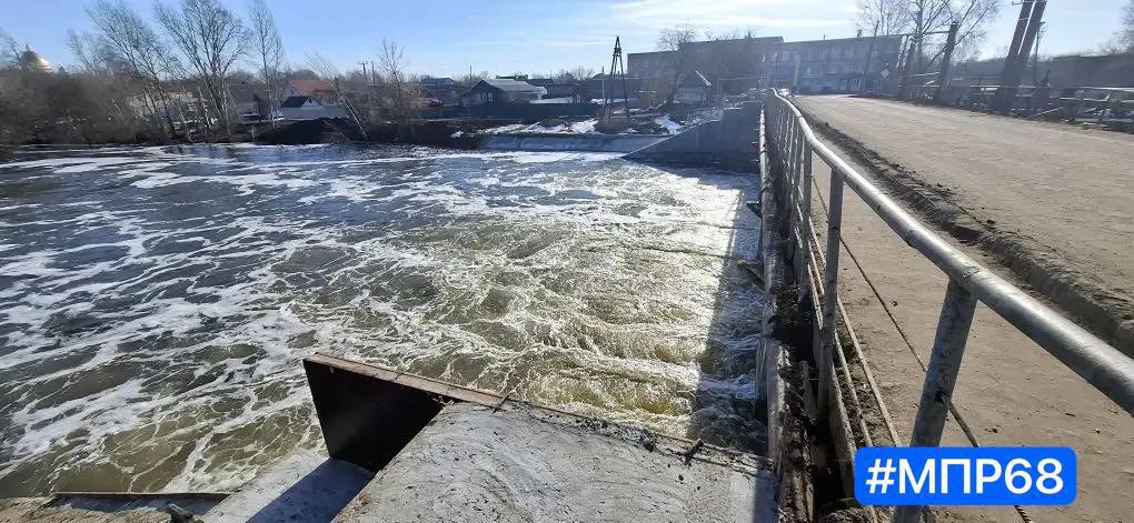 Капремонт моршанской плотины близок к завершению
