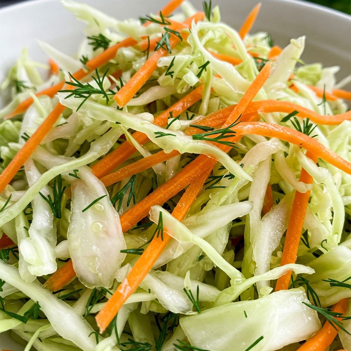 Легкий и быстрый капустный салат: идеальное дополнение к шашлыку