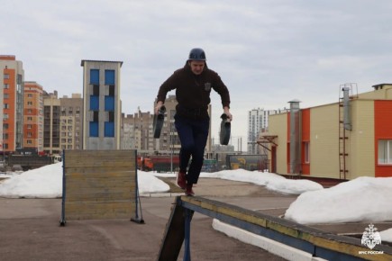 Дмитрий Смольяков стал лучшим пожарным Тамбова