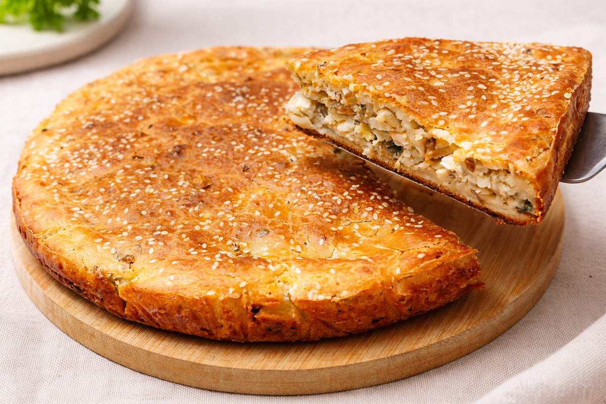 Заливной пирог с капустой и грибами: идеальный рецепт для дома