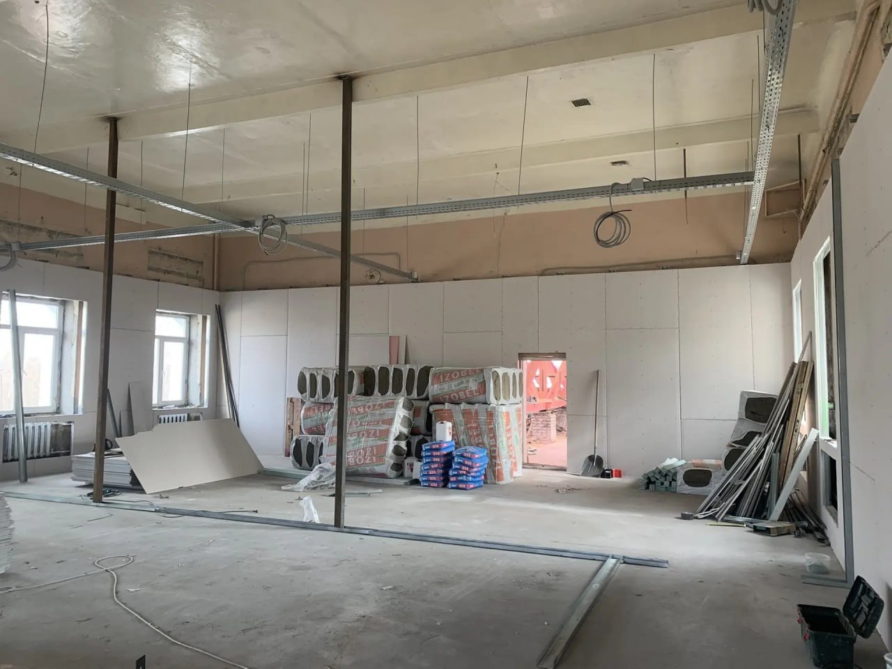 В Тамбове капитально ремонтируют помещения учебного корпуса Приборостроительного колледжа