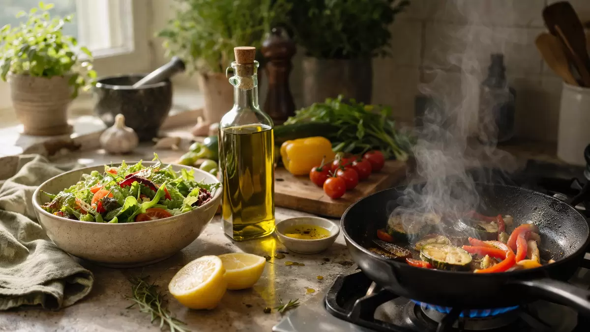 Оливковое масло: жарить или нет? Разбираемся с диетологом