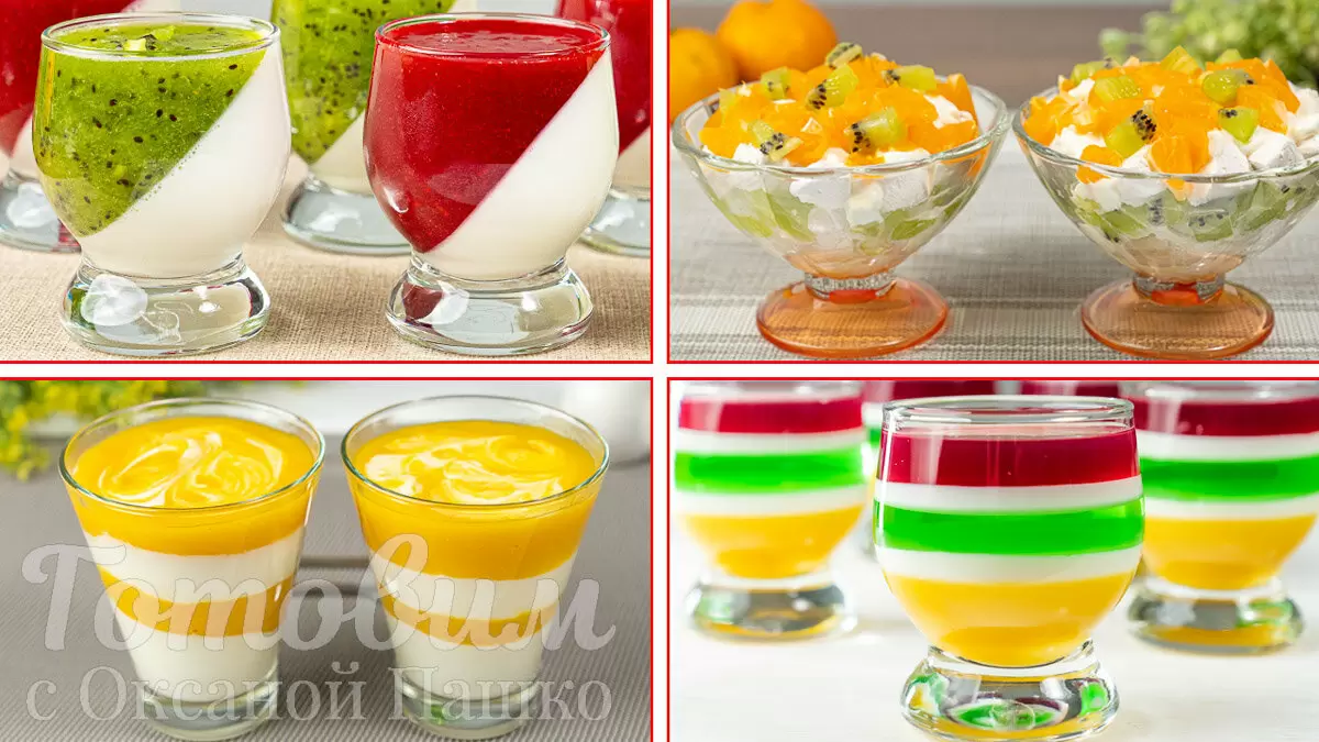 Яркие десерты без выпечки для вашего праздничного стола