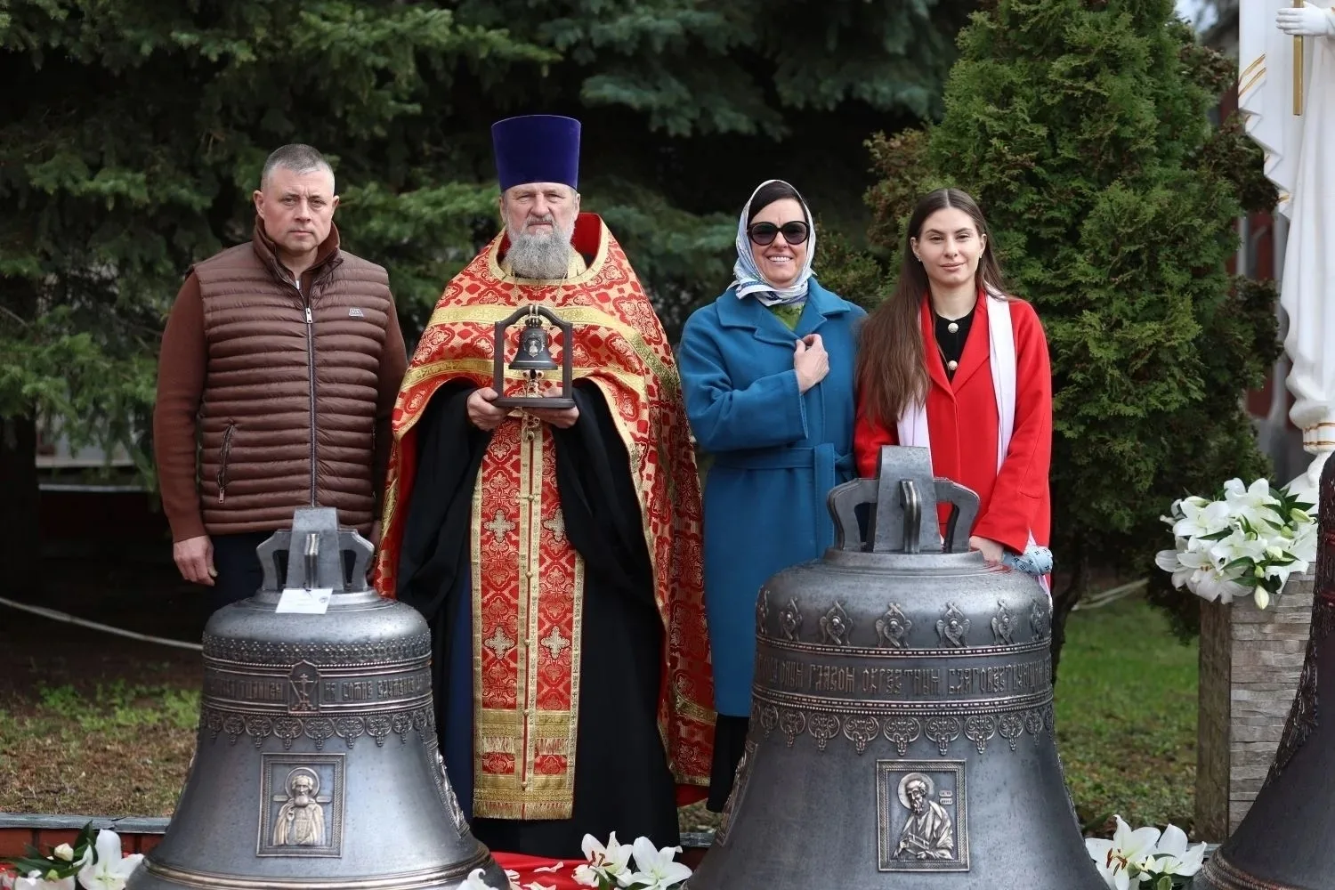 В Ильинском храме Мичуринска освятили большую звонницу В Ильинском храме Мичуринска освятили большую звонницу
