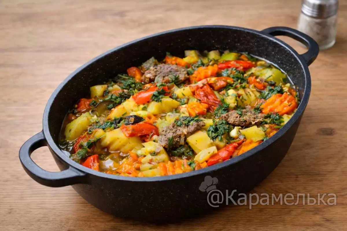 Ленивое мясное рагу: вкусно и просто за 1,5 часа