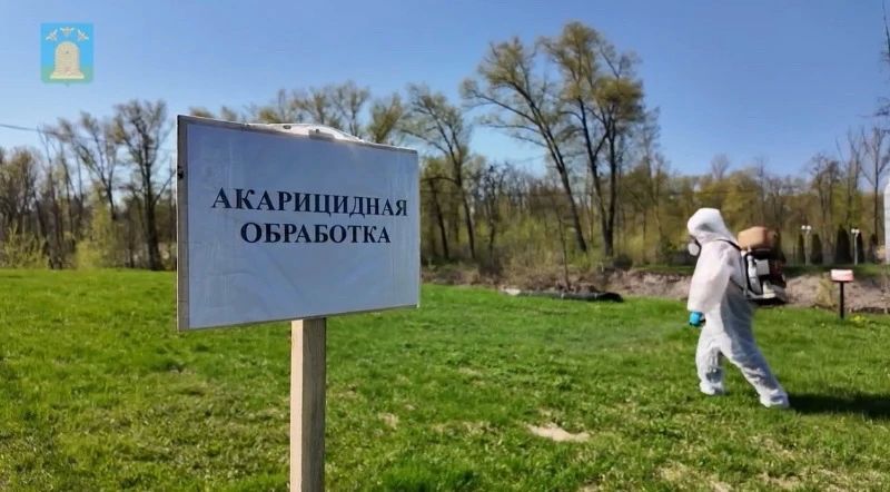 В Тамбове начали обработку парков от клещей