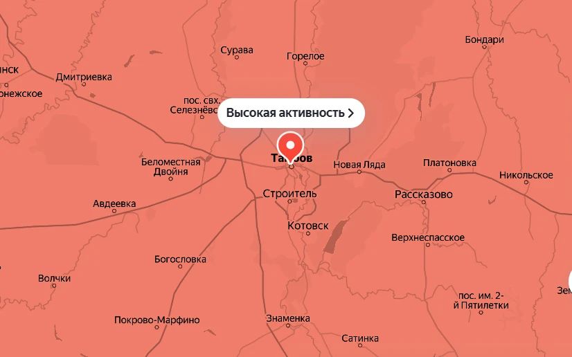 Тамбовская область в красной зоне по концентрации аллергенов в воздухе