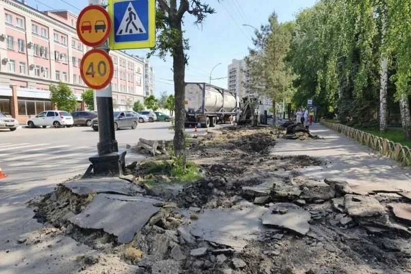 В Тамбове начали ремонт улиц Московской и Чичканова