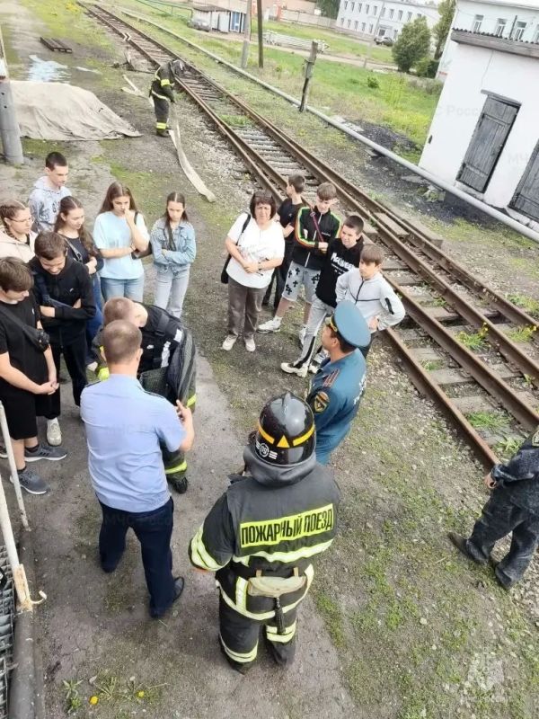 О пожарном поезде для Первомайских школьников О пожарном поезде для Первомайских школьников
