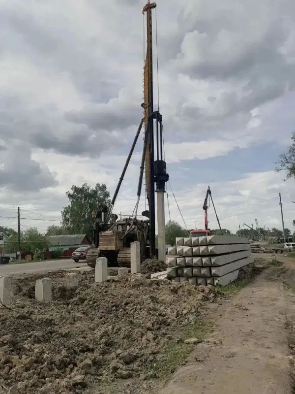 В Мичуринске продолжается строительство путепровода, соединяющего микрорайон Кочетовка с центром города