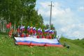 В Кирсановском округе развернули 30-метровый триколор