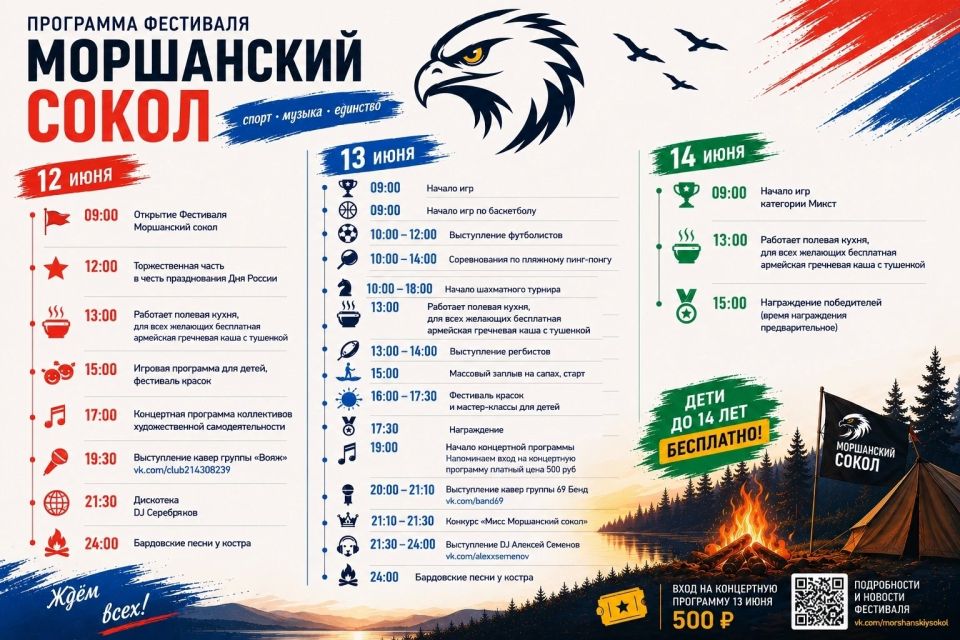 Выходные нужно проводить весело: любителей активного образа жизни ждут на Фестивале пляжных видов спорта «Моршанский сокол»