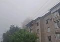 В Первомайском загорелся балкон после удара молнии