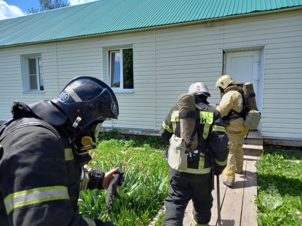 В центральной больнице Гавриловского округа потушили условный пожар В центральной больнице Гавриловского округа потушили условный пожар