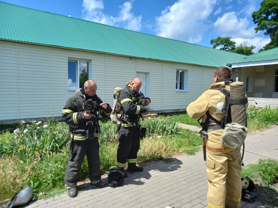 В центральной больнице Гавриловского округа потушили условный пожар В центральной больнице Гавриловского округа потушили условный пожар