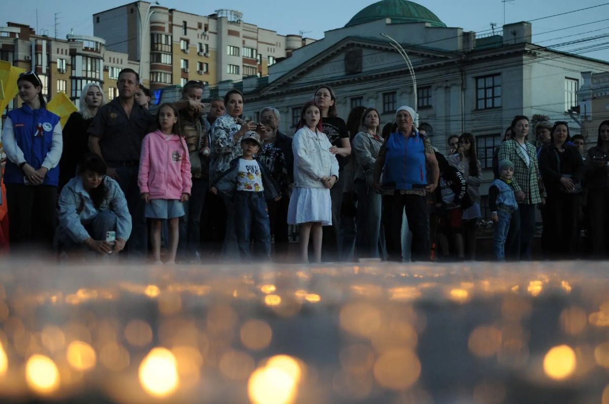 В Тамбове зажгли «Огненную картину войны» В Тамбове зажгли «Огненную картину войны»