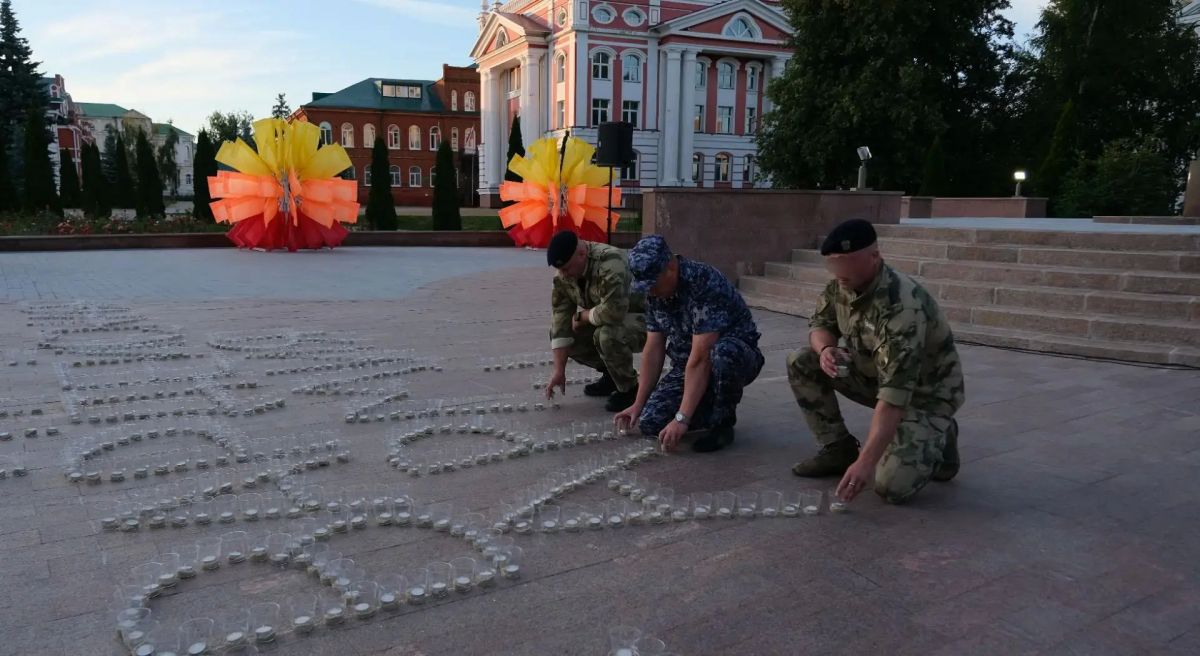 Росгвардейцы присоединились к международной патриотической акции в Тамбове Росгвардейцы присоединились к международной патриотической акции в Тамбове