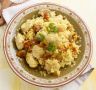 Плов с курицей и хурмой
