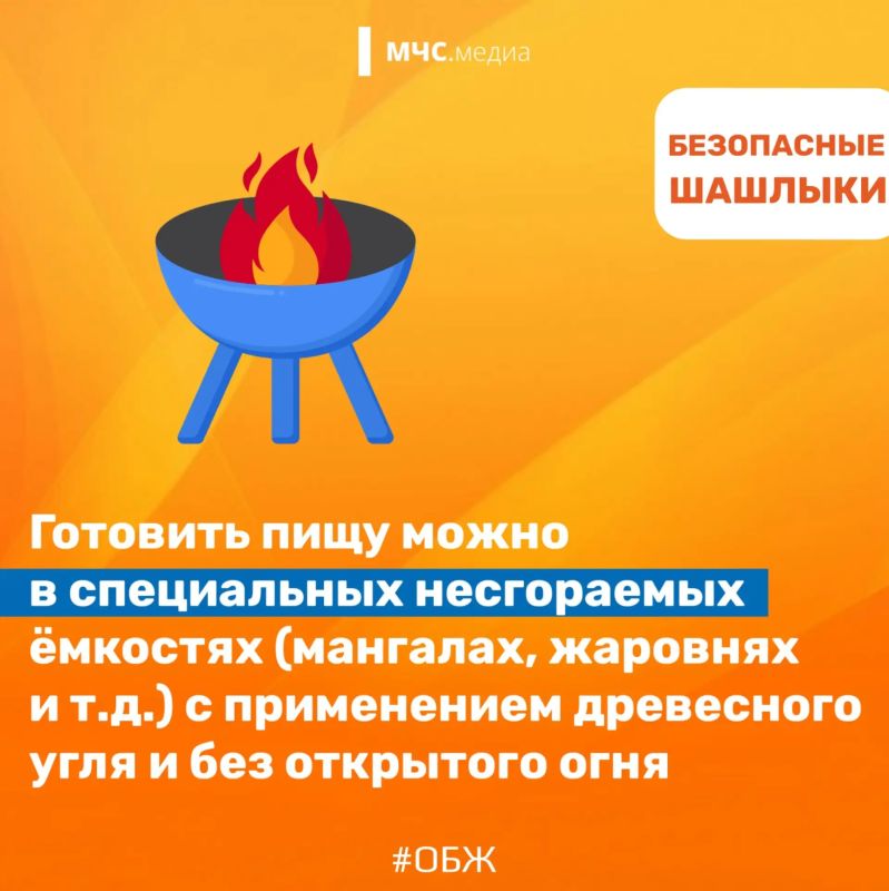 Жарим шашлыки безопасно. Планируете барбекю? Чтобы отдых на природе прошел идеально, важно знать несколько простых правил безопасности Жарим шашлыки безопасно. Планируете барбекю? Чтобы отдых на природе прошел идеально, важно знать несколько простых правил безопасности