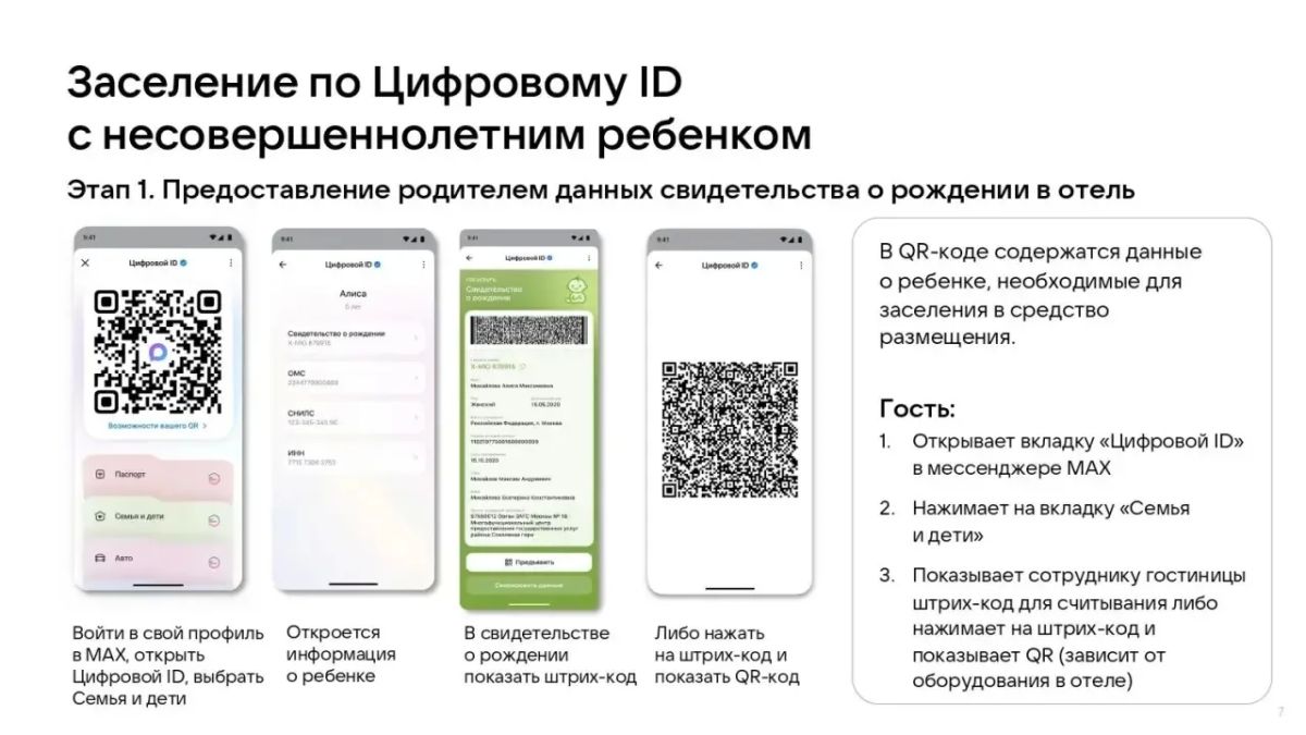 Инструкция о порядке заселения в средства размещения с использованием национального мессенджера МАХ Инструкция о порядке заселения в средства размещения с использованием национального мессенджера МАХ