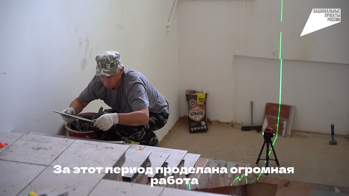 В Сосновском округе ремонтируют сельскую школу