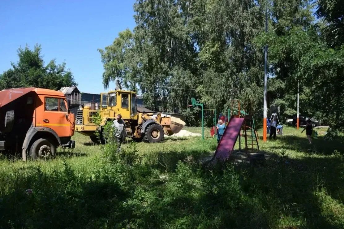 В Тамбове на улице Рязанской благоустроили детскую площадку