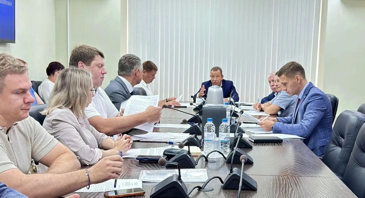 Под председательством Юрия Плужникова прошло заседание комитета по бюджету, налогам и финансам Под председательством Юрия Плужникова прошло заседание комитета по бюджету, налогам и финансам