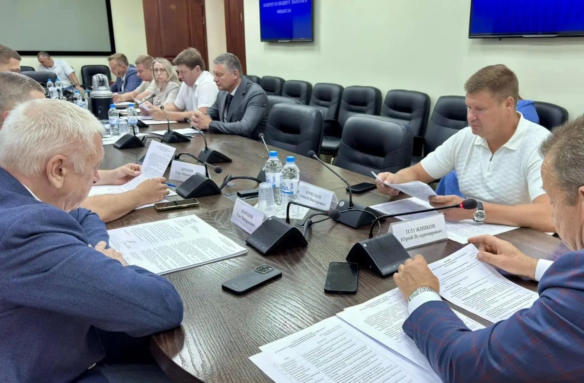 Под председательством Юрия Плужникова прошло заседание комитета по бюджету, налогам и финансам Под председательством Юрия Плужникова прошло заседание комитета по бюджету, налогам и финансам