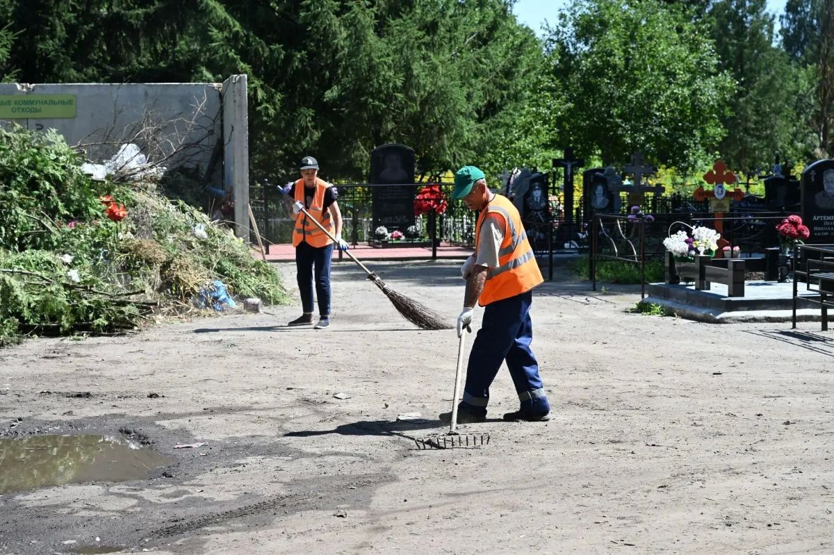 С Полынковского кладбища в Тамбове с начала года вывезли почти 100 КамАЗов мусора
