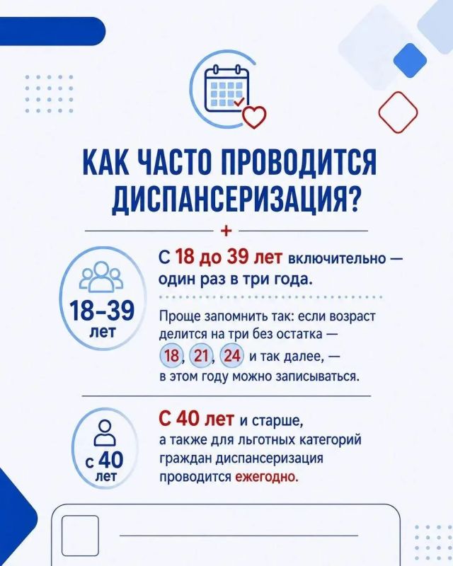 Никита Воронин напомнил тамбовчанам, кто и как может пройти диспансеризацию в 2026 году Никита Воронин напомнил тамбовчанам, кто и как может пройти диспансеризацию в 2026 году