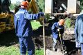 На улице Гоголя меняют воздушную теплосеть