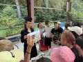 Сотрудники Тамбовского линейного отдела накануне Дня Государственного флага России посетили детский оздоровительный лагерь "Юность".