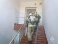 Пoжарно-тактическое учение по тушению пожара в Жердевской школе