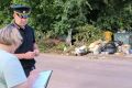 У парка Дружбы в Тамбове выявили случаи незаконного складирования отходов