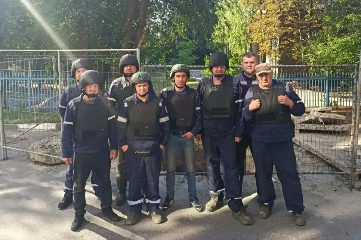 Работники тамбовского филиала «РИРЭнерго» находятся в производственной командировке в Белгороде