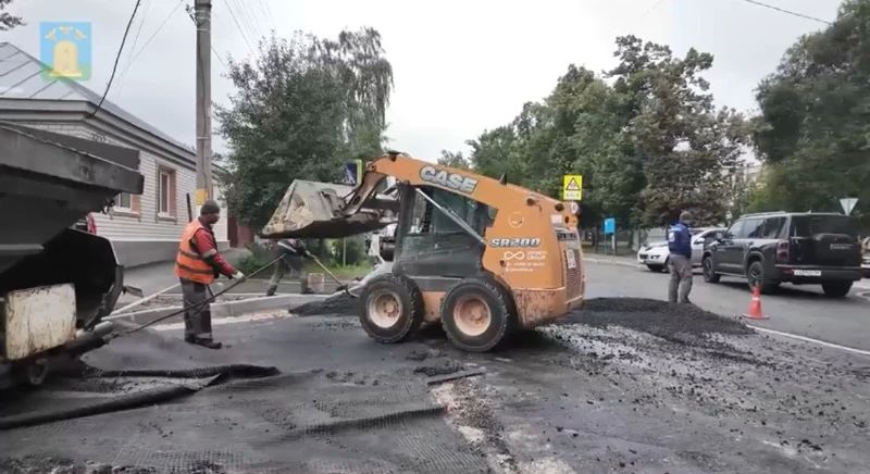 На Социалистической в Тамбове завершают ремонт дороги