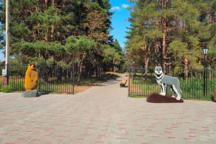 Тамбовские специалисты начали второй этап благоустройства парка в Новоайдаре Тамбовские специалисты начали второй этап благоустройства парка в Новоайдаре