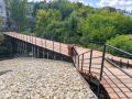 На прибрежной территории Студенца обустраивают пешеходные дорожки
