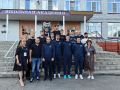 Баскетболисты «Тамбова» явились на выборы всей «стаей» и с талисманом-волком
