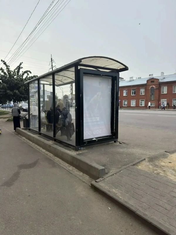 В Тамбове на улице Гастелло 16-летний подросток разбил остановку общественного транспорта
