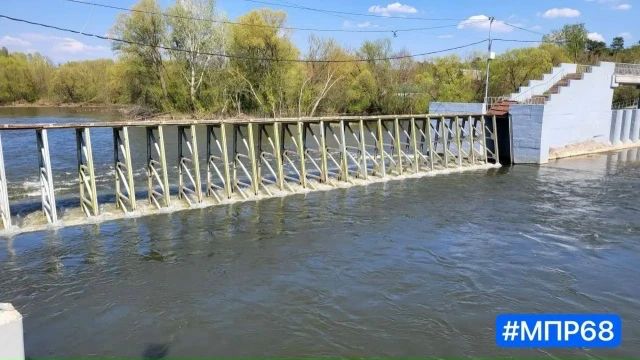 На Цне снизят уровень воды для подготовки плотины к зиме