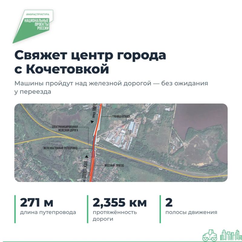 Путепровод в Мичуринске набирает высоту Путепровод в Мичуринске набирает высоту