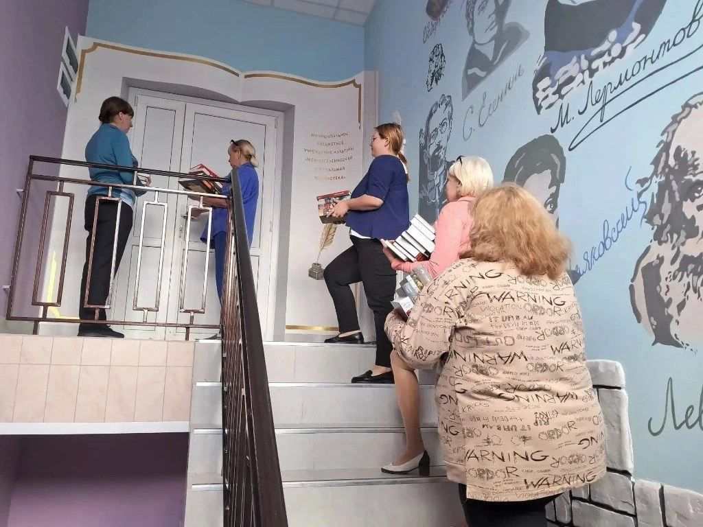 В Ржаксинской библиотеке завершился ремонт, который выполнили по федеральному проекту «Семейные ценности и инфраструктура культуры» нацпроекта «Семья» В Ржаксинской библиотеке завершился ремонт, который выполнили по федеральному проекту «Семейные ценности и инфраструктура культуры» нацпроекта «Семья»