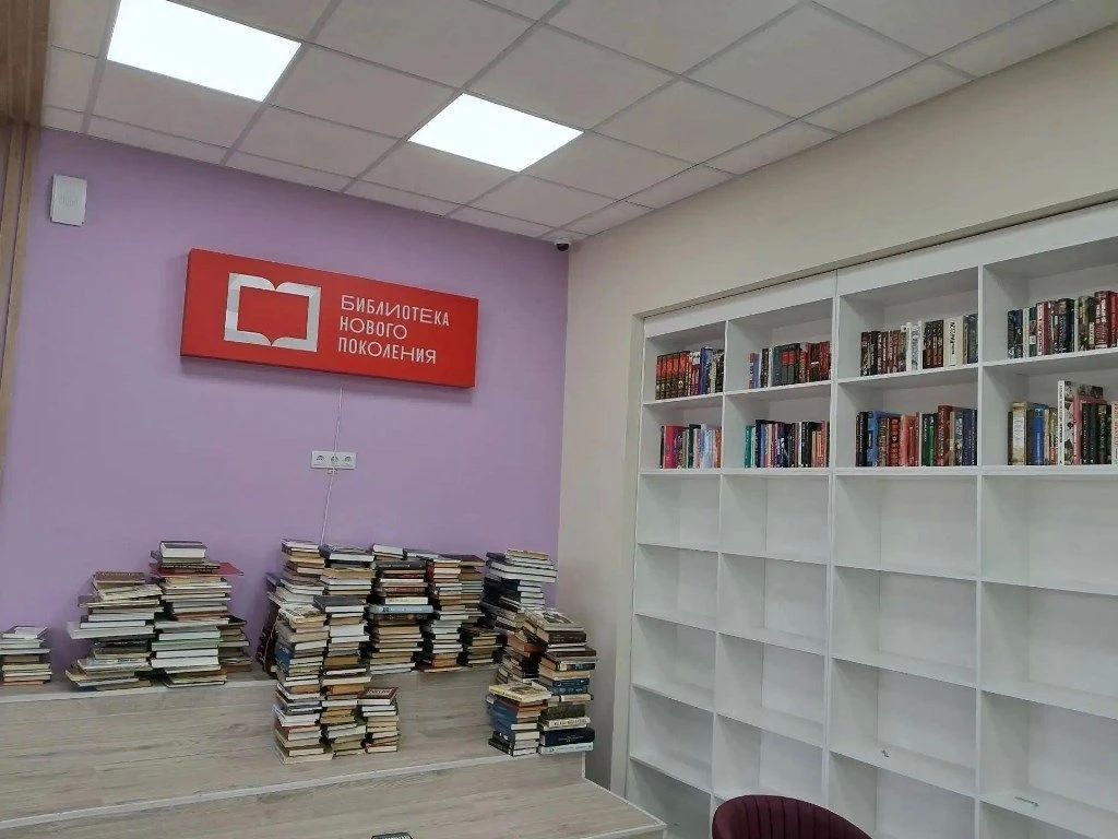 В Ржаксинской библиотеке завершился ремонт, который выполнили по федеральному проекту «Семейные ценности и инфраструктура культуры» нацпроекта «Семья»