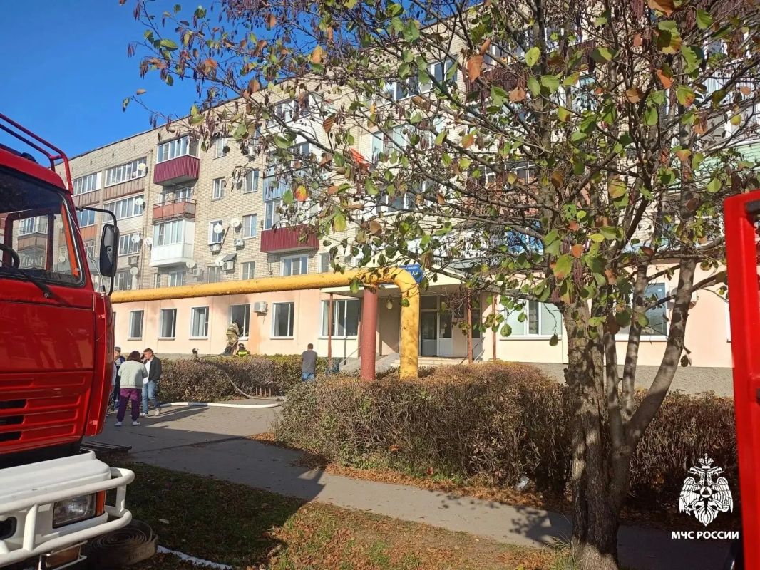 В Моршанске из горящей стоматологической поликлиники эвакуировали 68 человек