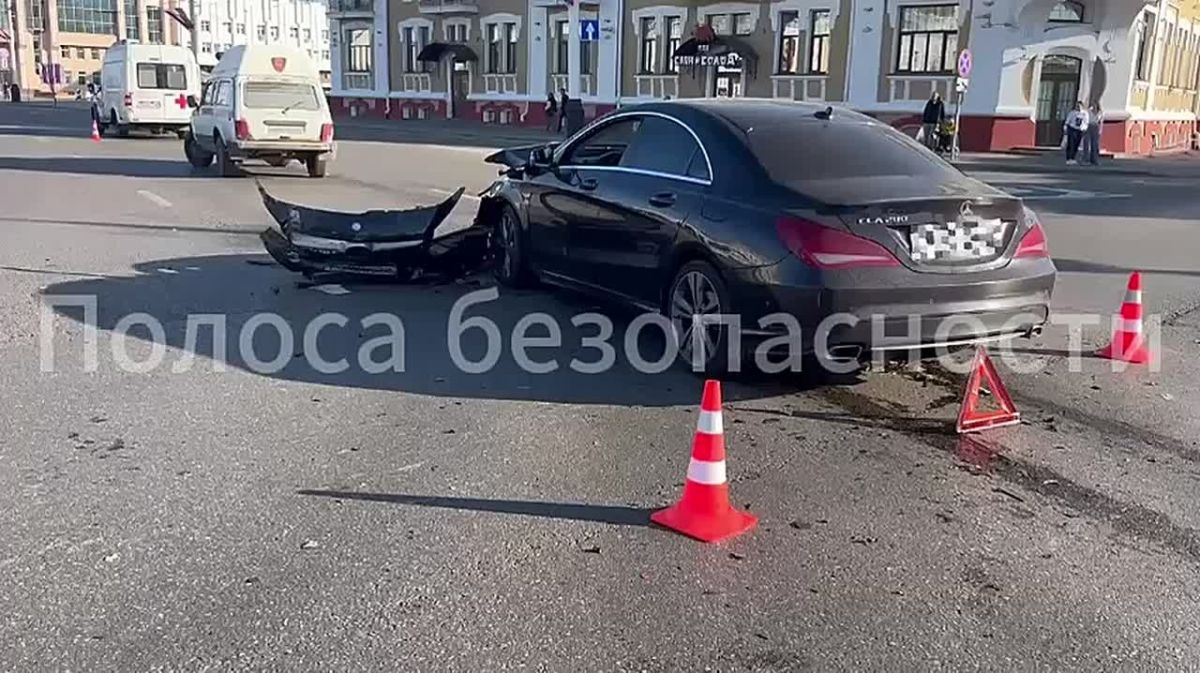ДТП с участием автомобиля скорой помощи произошло в Тамбове днём 19 октября